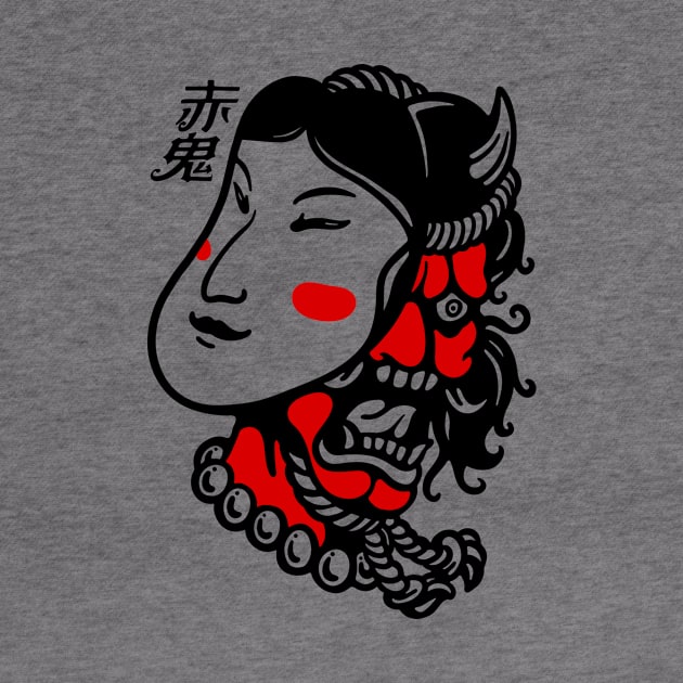 Hannya Demon VI by RedOni Clothing